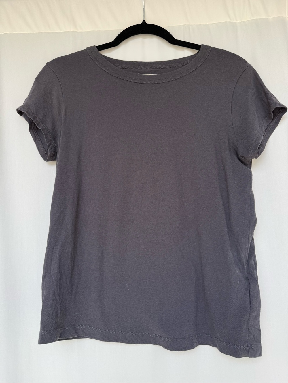 Madewell Charcoal Gray 100% Cotton Classic Crewneck T-Shirt S